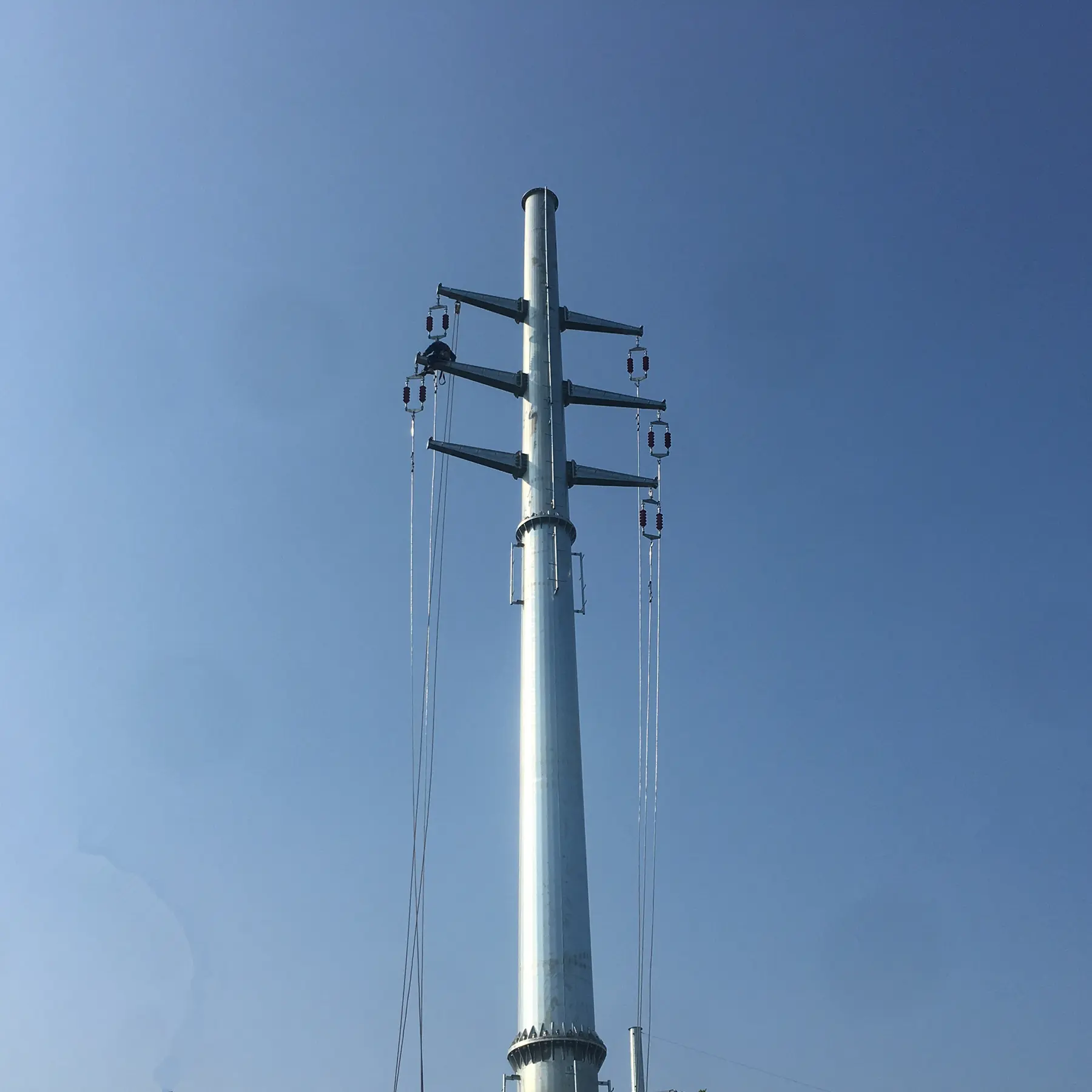 High Quality Electrical Steel Tubular Tower Pole for Electric Industry with Hot Dip Galvanized