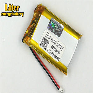Plug 1.5-<span class=keywords><strong>2</strong></span> P 103450 lithium battery 2000 mah rechargeable Li-Polymer Battery PL LiPo battery with wires - Product Image 1