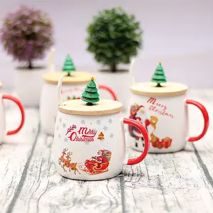 Wholesale New Product Ideas 2024 handmade merry christmas gifts ceramic mug for daily use restaurant and party