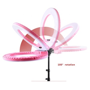 Aro de Luz Profesional con Trípode y Soporte de Pared, Alta Potencia 100w, Lámpara LED de Techo de 18 Pulgadas para Barberías, Salones de Belleza y Maquillaje - Product Image 4