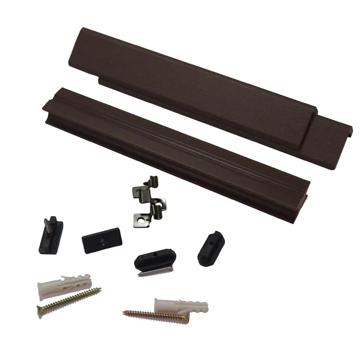 High quality easy to carry waterproof and termite resistant complete plastic wood flooring accessories