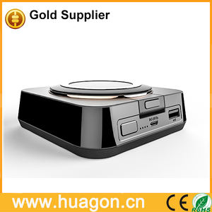 El producto más nuevo <span class=keywords><strong>QI</strong></span> estándar tipo eléctrico funcional dos caras de doble cargador inalámbrico titular de mover de un tirón - Product Image 1