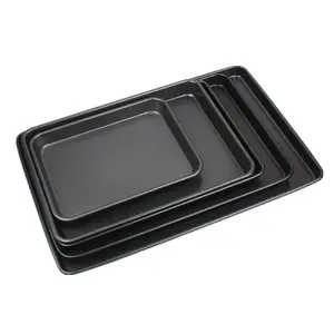 Hot Selling 1/8 Quarter Half Full Size Aluminum Metal Non-Stick Bread & Cookie Baking Tray for Bakery Oven Tray & Pan