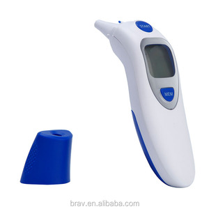 Hete Verkopende Contactloze Voorhoofd En Oor Thermometer Infrarood Baby Volwassen Lichaamstemperatuur Meter