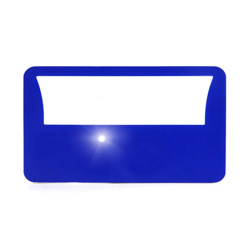 뷰 파인더 돋보기 Credit Card 와 LED 빛-Business Card 뷰 파인더 돋보기 와 3X 프레 넬 Lens