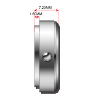 Mini Relojes de Pared con Movimiento de Cuarzo Japonés