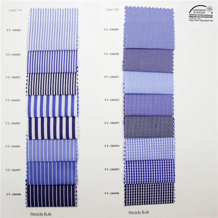 high quality cotton shirting fabric in bulk