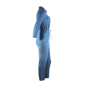 <span class=keywords><strong>Combinaison</strong></span> décontractée en denim à manches longues Clubwear <span class=keywords><strong>Combinaison</strong></span> en jean sexy pour femmes élégante grande taille - Product Image 5