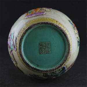 Vases en céramique de la <span class=keywords><strong>dynastie</strong></span> <span class=keywords><strong>qing</strong></span> antique, sculptées à la main, avec longue marque qian, inspiré de la <span class=keywords><strong>dynastie</strong></span> chinoise <span class=keywords><strong>qing</strong></span> - Product Image 6