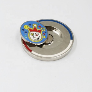 Emaye şapka iğnesi ile özel manyetik Golf Poker çip Metal komik kap klip ve top işaretleyici - Product Image 6
