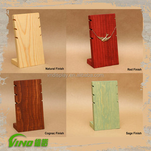 Parures de bijoux en bois pour pendentifs Vintage, porte-collier à peinture personnalisée, présentoir de bijoux fait à la main, vente en gros - Product Image 6