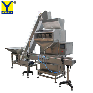 Pesadora lineal automática de 4 cabezales para gránulos, granos de café, arroz, embalaje, barril de papel de vidrio, Motor eléctrico, componentes PLC, 1 unidad - Product Image 3