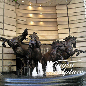 Statue de cheval en bronze, décoration de jardin d'<span class=keywords><strong>eau</strong></span>, <span class=keywords><strong>fontaine</strong></span> d'<span class=keywords><strong>eau</strong></span> - Product Image 6