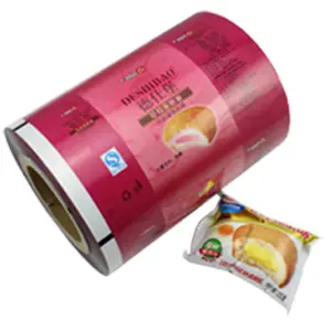 Food grade snack candy bar wrapper flow pack film with custom brand
