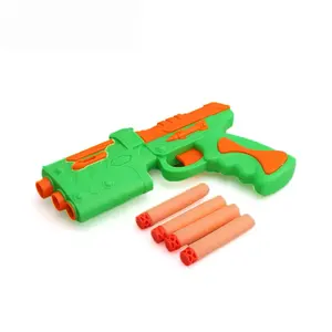 Pistola de balas de plástico suave para niños, dardos de espuma con certificado Ce, juguete de pistola de aire para francotirador