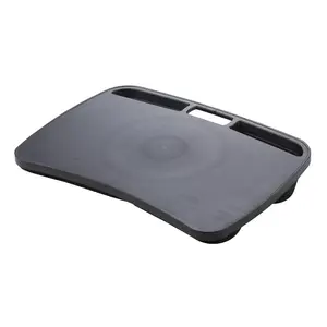 Cixi Dujia ergonomisches design kunststoff laptop schreibtisch mit kissen tragbare runde schreibtisch
