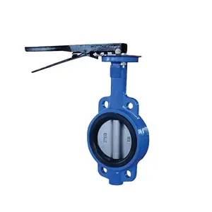 China Supplier Low Price Cast Iron Gost Russia Wafer Butterfly Valves