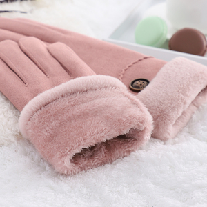 Fashion <strong>Touch</strong> <strong>Screen</strong> Riding Faux Suede Sexy Women Winter Bike <strong>Gloves</strong> - Product Image 5