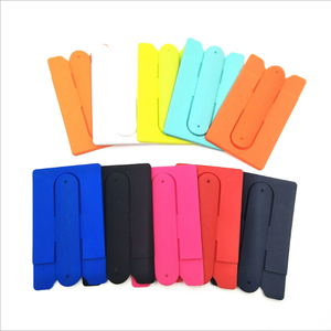 Popular <span class=keywords><strong>Tarjetero</strong></span> de Silicona, Soporte <span class=keywords><strong>para</strong></span> Tarjetas de Teléfono Móvil de Silicona - Product Image 3