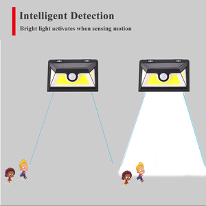 Đèn Gắn Tường Năng Lượng Mặt Trời 10 W Cob, Đèn An Ninh Năng Lượng Mặt Trời Chống Nước IP 65 Với Cảm Biến Chuyển Động - Product Image 4