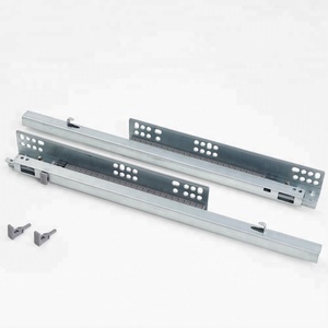 3 Gấp Mở Rộng Đầy Đủ Giấu Mềm Đóng Drawer Dưới Mount Slide Ngăn Kéo Đường Sắt Kênh Runner - Product Image 1