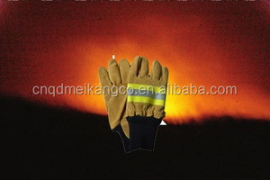 4 capas CE <span class=keywords><strong>EN</strong></span> 659 Guante de bombero contra incendios Guante de seguridad de Palma de cuero de <span class=keywords><strong>vaca</strong></span> Guante ignífugo de bombero - Product Image 4
