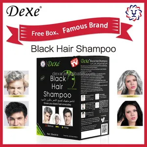 Shampoo de henna para cabelo, shampoo preto de henna para cuidados capilares