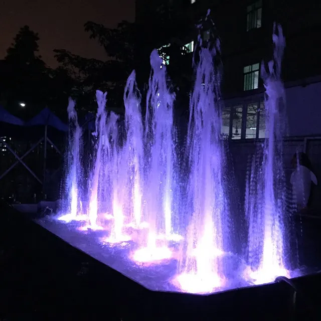 Accueil jardin construire décoration led belle eau en acier inoxydable fontaine à bulles