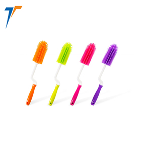 360 Degree Rotating Anti-bacterial Silicone Milk <strong>Bottle</strong> <strong>Brush</strong> for Baby <strong>Bottles</strong> Flexible, BPA-Free Cleaning Tool with Long Handle - Product Image 5