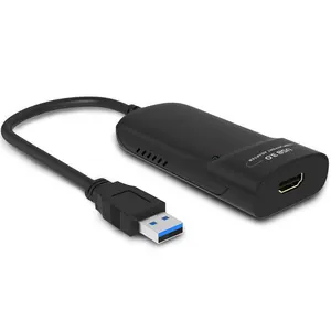 Menampilkan Beberapa Monitor 1080 P Video Eksternal Dukungan Kartu Memperpanjang/Cermin Mode USB 3.0 untuk HDMI Video Grafis Adaptor