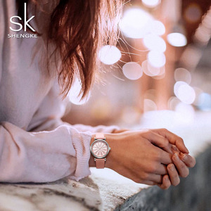 Shengke delle Donne di <span class=keywords><strong>Orologi</strong></span> di Lusso di Cuoio Delle Signore <span class=keywords><strong>Orologi</strong></span> Migliori <span class=keywords><strong>Marche</strong></span> di Moda Orologio di Diamanti Bayan Kol Saati Diamante Reloj Mujer 2019 - Product Image 6