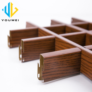 Trung Quốc của coffered Grate nhôm Vật liệu Trần dải hình gạch chải không thấm nước cách âm chống cháy Nhiệt Cách Nhiệt - Product Image 1