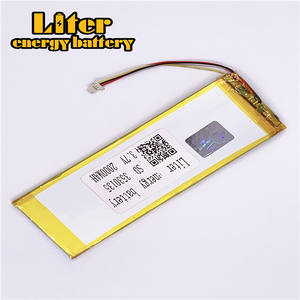 Connector 1,0-<span class=keywords><strong>3</strong></span> p customized <span class=keywords><strong>3</strong></span>,7 V 3530135 2000 mAh Li-polymer battery Li polymer battery - Product Image 3