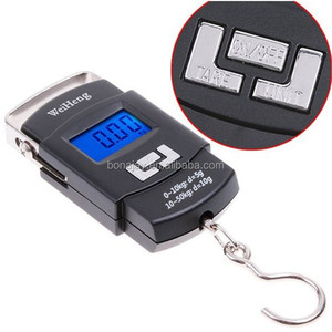 Dual Portatile Professionale mini scala dei bagagli digitale con LCD Retroilluminato