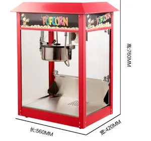 Snack machine fabrikanten commerciële popcorn machine popcorn making machine met ce-certificaat