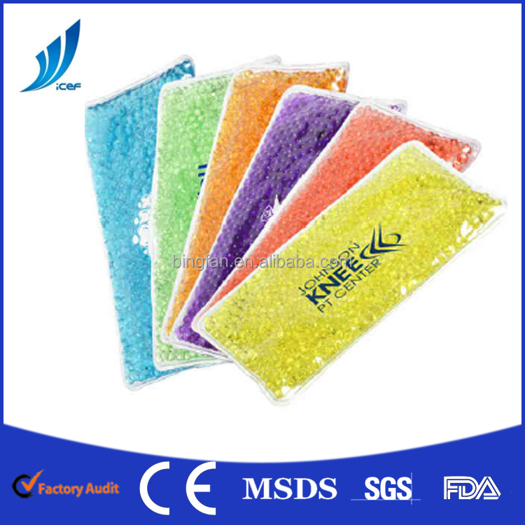 Hot cold PVC Gel Pack compress bag put your Logo on the product