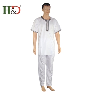 H & D Dernière conception de costume hommes <span class=keywords><strong>2022</strong></span> Hommes <span class=keywords><strong>Chemise</strong></span> Pantalon Costumes de mariage africains - Product Image 5