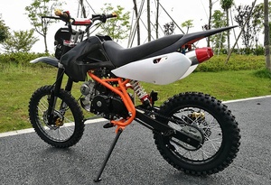 Pit Bike / Moto Cross Polyvalente <span class=keywords><strong>125cc</strong></span> pour Adolescents et Adultes, Course Tout-Terrain sur Sentier, Embrayage Manuel 4 Vitesses, Direct Usine - Product Image 2