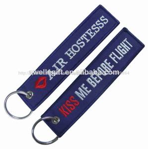 air hostess aire hostesss kiss me antes del vuelo de la cadena clave anillo de llave llave de etiquetas clave de la cadena - Product Image 1