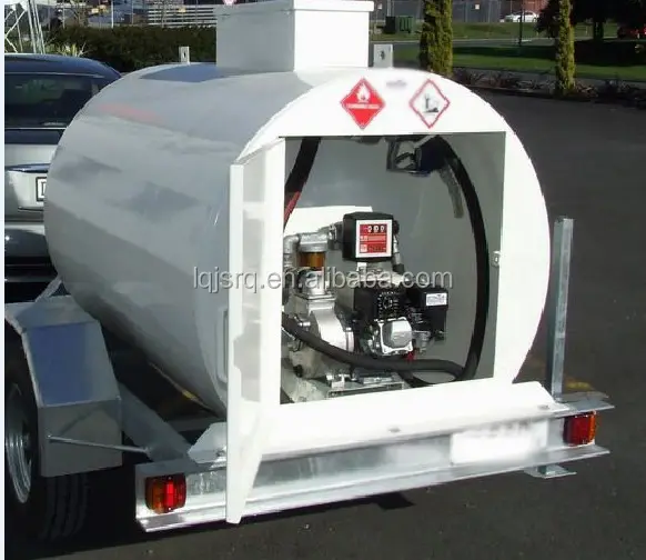 Tanque contenedor portátil de 20 y 40 pies/estaciones de combustible móviles con motor de bomba y dispensadores