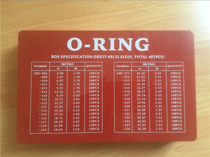 Hannor gigante O Ring kit, 8B 32 tamaños 407 unids O anillo de cierre de kits, negro <span class=keywords><strong>NBA</strong></span> O-ring Kit - Product Image 3