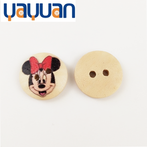 2024 Custom Fancy Painting <strong>Decorative</strong> Wooden <strong>Buttons</strong> Colorful Clothing <strong>Buttons</strong> - Product Image 5