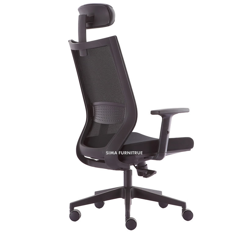 Popular Black gray office multi-functional manager swivel chair
