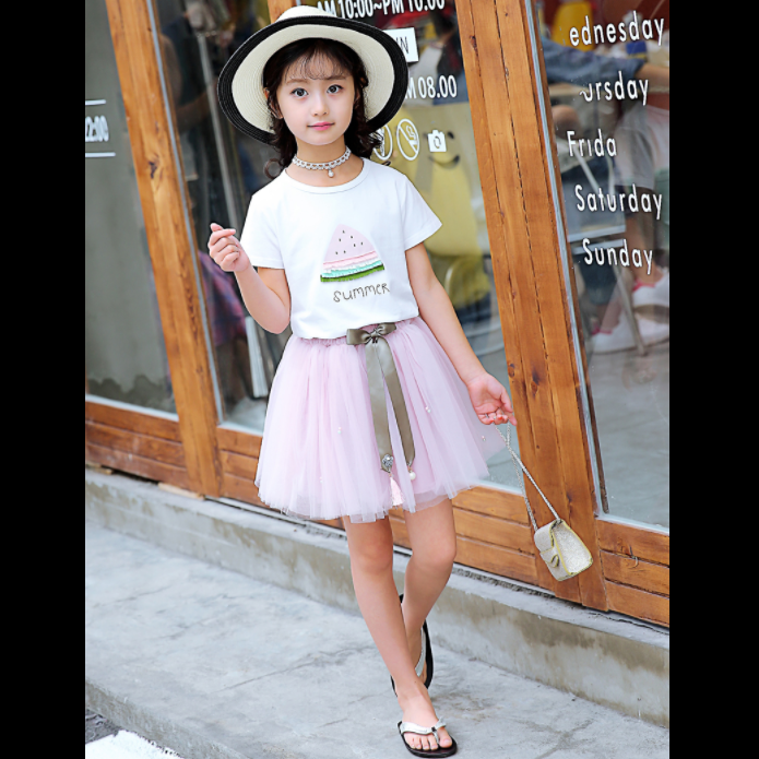 YGS11 Summer Kids Girls Fashion - Cute Three-Dimensional Flower