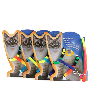 Kalung Anjing 7 Warna <span class=keywords><strong>Pp</strong></span> Sampel Gratis untuk Anjing dan Kucing Aksesori <span class=keywords><strong>Harness</strong></span> dengan Tali Kekang Kucing Peliharaan - Product Image 2