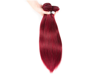 Rouge Cheveux Bundles Indien Corps Vague 99J Bourgogne Faisceaux Faisceaux De Cheveux Humains Double Welf 100% Remy Extensions de Tissage De Cheveux