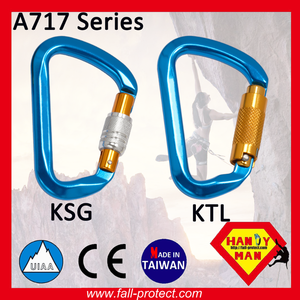 คาราไบเนอร์อลูมิเนียมแบบล็อคเร็ว 25KN ได้รับการรับรองมาตรฐาน CE & UIAA - Product Image 5