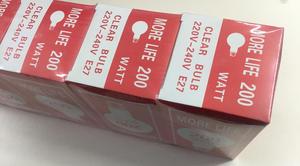 A55 A60 Rõ Ràng Frosted Bóng Đèn Sợi Đốt 110V 220V E27 B22 75W 100W Rõ Ràng Bóng Đèn Sợi Đốt - Product Image 5