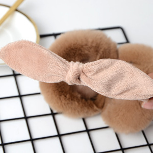 2019 reale Pelliccia di <span class=keywords><strong>Agnello</strong></span> Più Poco Costoso Cuffie Paraorecchie/paraorecchie per L'inverno/Inverno Paraorecchie di Moda - Product Image 2