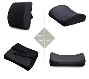 OEKO-TEX 3D lưới Bìa Bộ nhớ bọt trở lại hỗ trợ đệm cho ghế xe Ghế văn phòng thắt lưng eo phần còn lại làm giảm đọc sách giường phần còn lại - Product Image 4